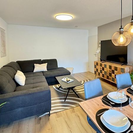 3 Zimmer Apartment, 90 Qm, Ruhig Und Zentrumsnah, Max 6 Pers, 15 Qm Balkon , Private Garage, Internet 1000 Mbit Зинделфинген Екстериор снимка