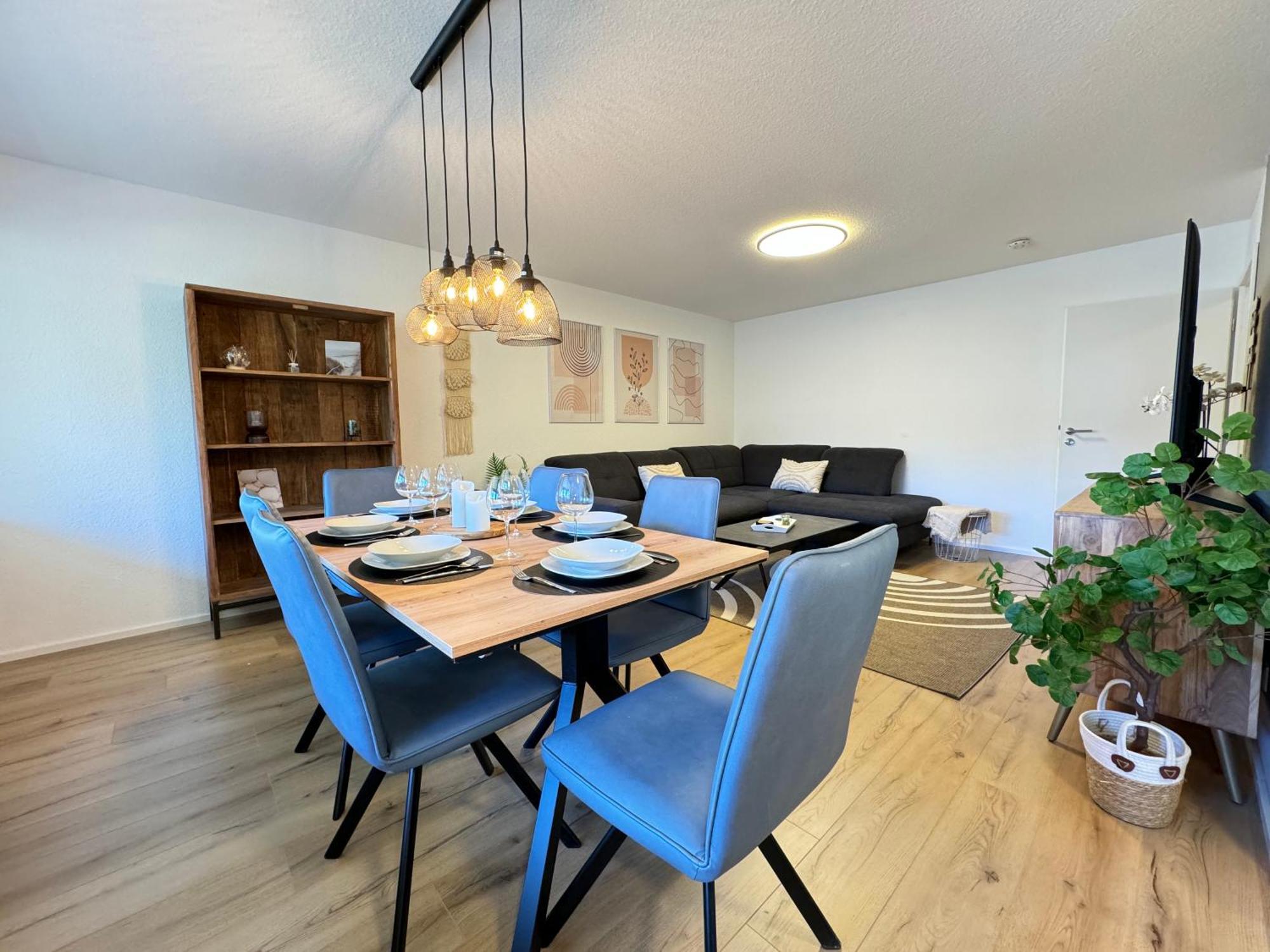 3 Zimmer Apartment, 90 Qm, Ruhig Und Zentrumsnah, Max 6 Pers, 15 Qm Balkon , Private Garage, Internet 1000 Mbit Зинделфинген Екстериор снимка