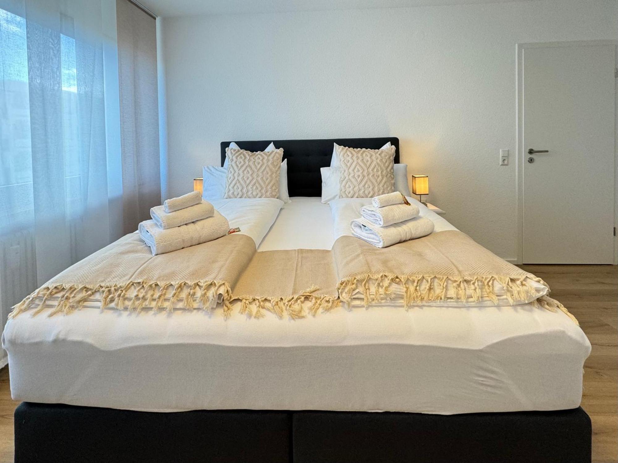 3 Zimmer Apartment, 90 Qm, Ruhig Und Zentrumsnah, Max 6 Pers, 15 Qm Balkon , Private Garage, Internet 1000 Mbit Зинделфинген Екстериор снимка